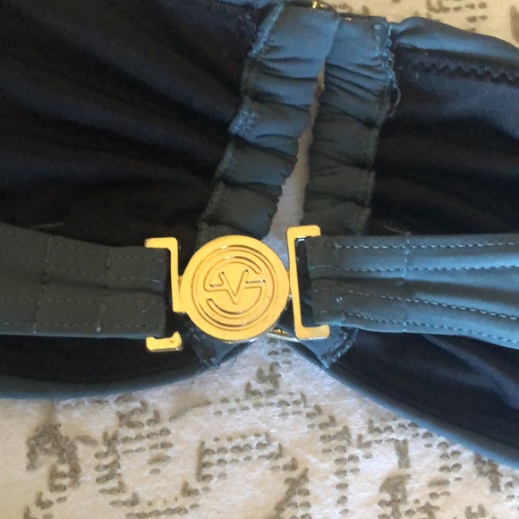 VS teal halter bikini s/m - Picture 6 of 8